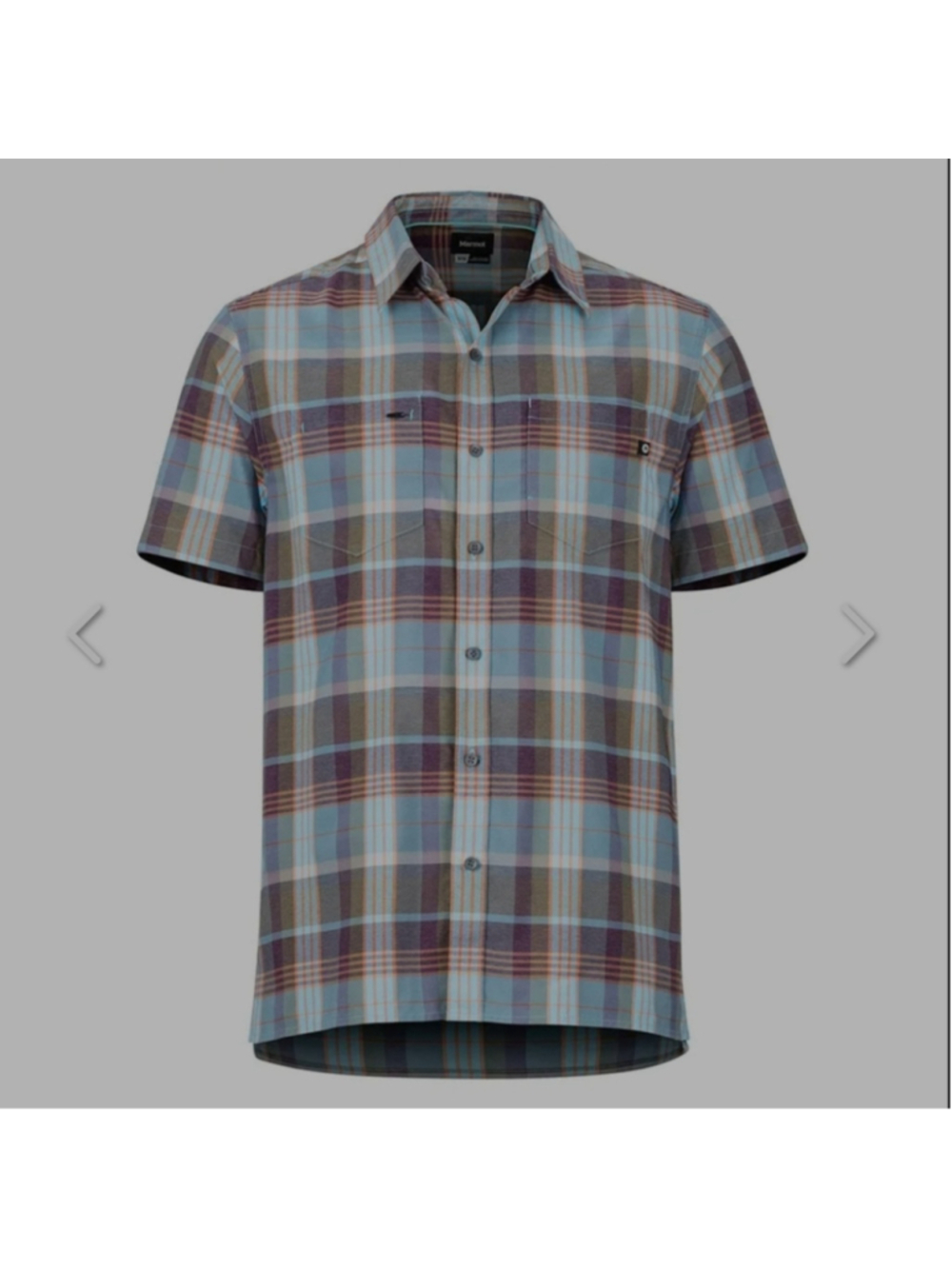 Marmot Innesdale Short Sleeve Shirt Like New Size Medium